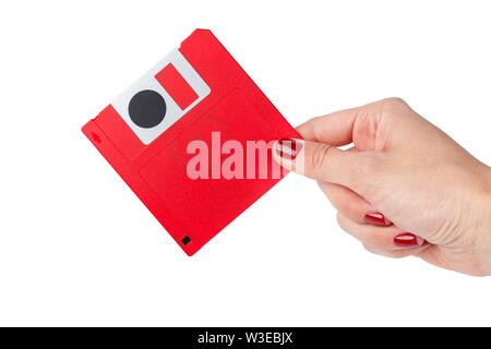 floppy disk isolated Stock Photo
