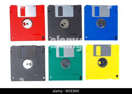 floppy disk isolated Stock Photo