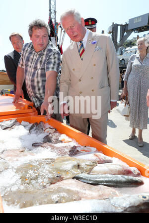 Duchess of Cornwall visit to Devon and Cornwall Stock Photo - Alamy