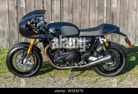 2019 Triumph Thruxton TFC Stock Photo