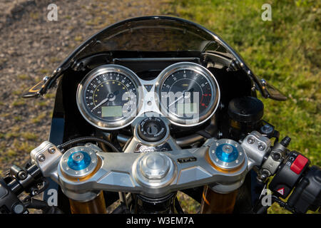 2019 Triumph Thruxton TFC Stock Photo