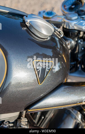 2019 Triumph Thruxton TFC Stock Photo