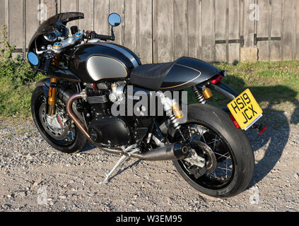 2019 Triumph Thruxton TFC Stock Photo