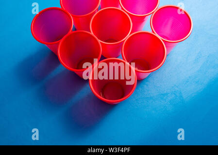 Disposable tableware, plastic utensils, plastic cups, cutlery, and other  plastic products, plastic waste, various colors, sizes and types Stock  Photo - Alamy