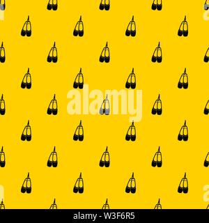 Pointe shoes pattern vector Stock Vector