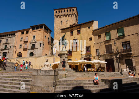 Medina del Campo square. Segovia city. Castilla León, Spain Europe Stock Photo