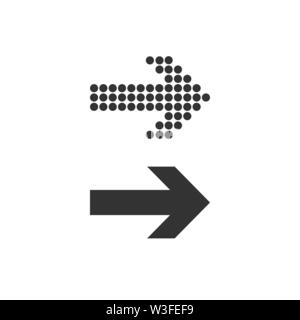 Arrow, forward icon Vector illustration flat Stock Vector