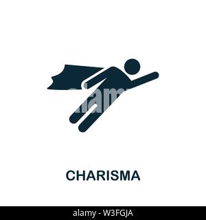 Charisma vector icon symbol. Creative sign from business management icons collection. Filled flat Charisma icon for computer and mobile Stock Vector