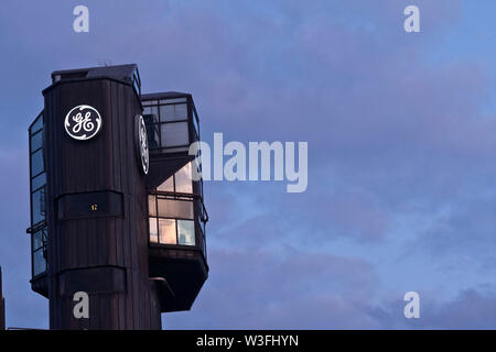 General Electric Ark building in Hammersmith, London, 13 July 2019., Stock Photo