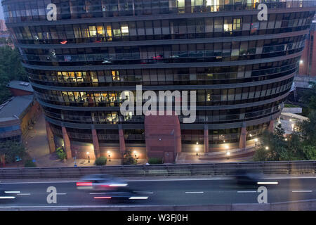 General Electric Ark building in Hammersmith, London, 13 July 2019., Stock Photo