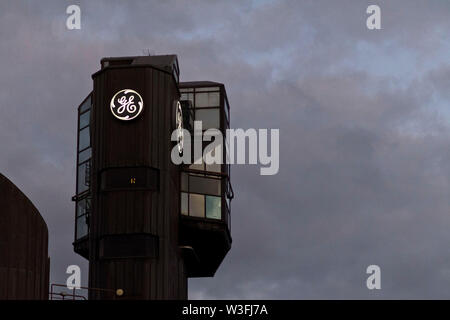 General Electric Ark building in Hammersmith, London, 13 July 2019., Stock Photo