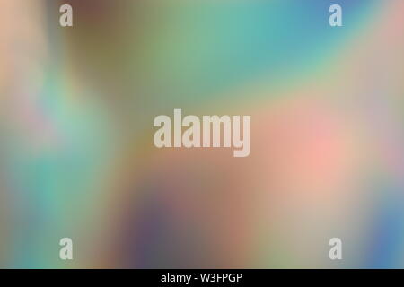 Blurry abstract iridescent holographic neon trendy background Stock Photo
