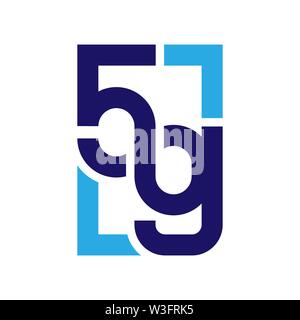 5G network wireless systems and internet vector illustration. Communication network. Business concept banner. EPS 10. Stock Vector