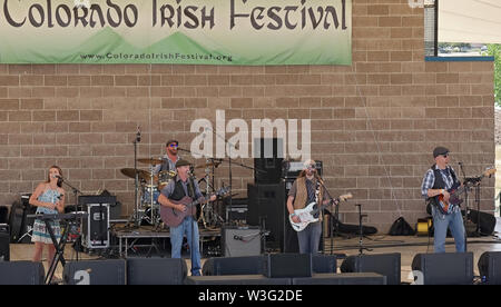 A Man Wearing Traditional Irish Clothes on Colorado Irish Festival