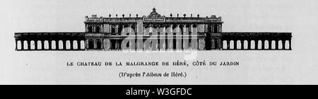 Château La Malgrange par Emmanuel Héré. Stock Photo