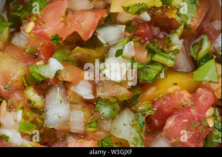 Texture of fresh mix salad macro close up view Stock Photo
