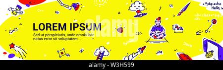 Basic business, internet web interface linear concepts, vector thin line icons set. Modern line graphic design for website, web design, infographics.B Stock Vector