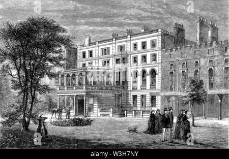 Clarence House 1874 The Graphic. Stock Photo