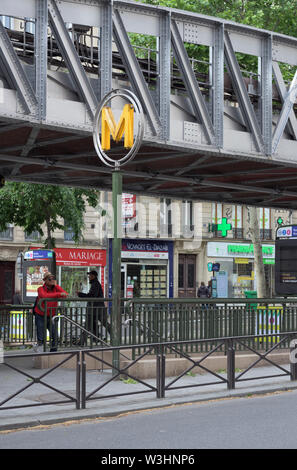 Barbes Rochechouart Metro Station, Paris Stock Photo - Alamy