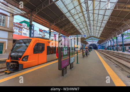 São Bento: Porto railway station Stock Photo