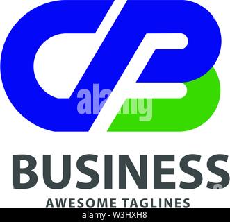 creative strong initial letter cb logo vector concept Stock Vector