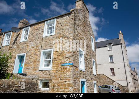 Houses in Stromness, Orkney, Scotland, UK. Stock Photo