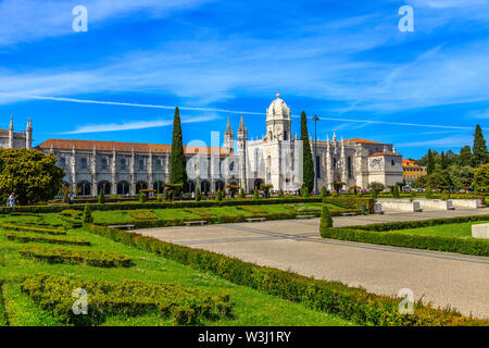 Jerónimos Monastery (Lisbon) Stock Photo