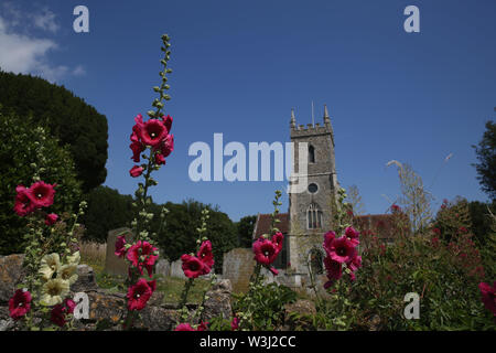 HYTHE, ENGLAND - JULY 11: St Leonard's church on July 11, 2019 in Hythe, England. (Photo by Stephen Bardens) Stock Photo