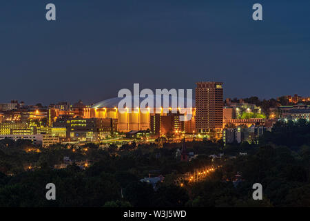 SYRACUSE, NEW YORK - JULY 13, 2019: Carrier Dome on the Syracuse University Campus. Stock Photo