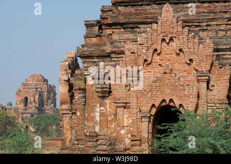 Myanmar aka Burma, Bagan. Historic Archaeological Zone near Le-myet-hna temple area. Stock Photo