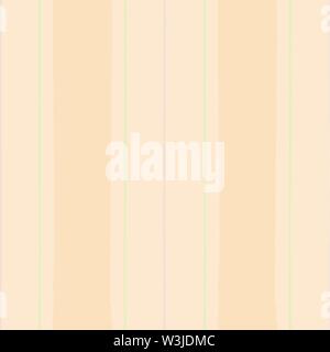 Painterly modern vintage shirting stripe in pastel peach, green and purple. Seamless vector pattern on light background. Great for wellness, beauty Stock Vector