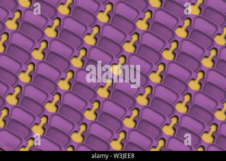 Creative pattern  purple Glasses background. Summer concept. Stock Photo