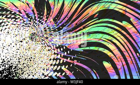 Colourful grunge abstract background, rainbow gradient, vector Stock Vector