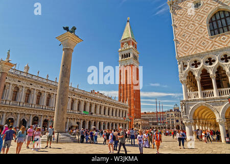 St Marks Square, Venice, Italy. Stock Photo