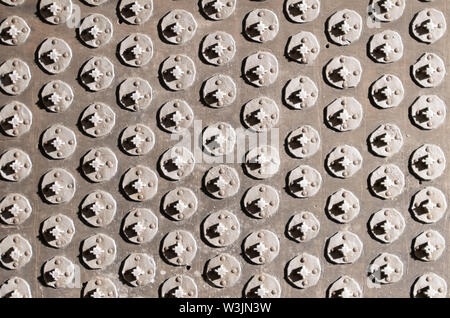 Metal stencil for fabric. Abstract print pattern. Stock Photo