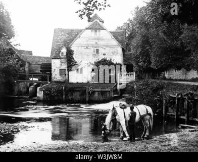 Mapledurham Water Mill Stock Photo