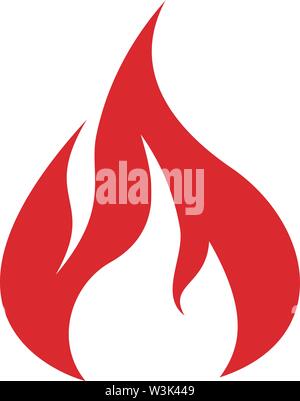 Fire Simple vector icon Stock Vector Image & Art - Alamy