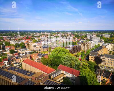 Hasselt city center skyline during summer Stock Photo