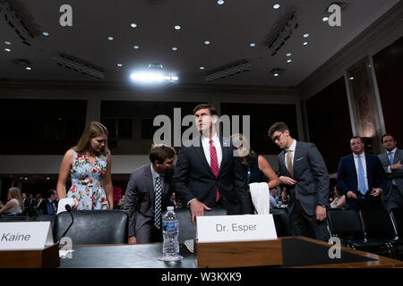 Defense Secretary Mark Esper arrives for a House Armed Services ...