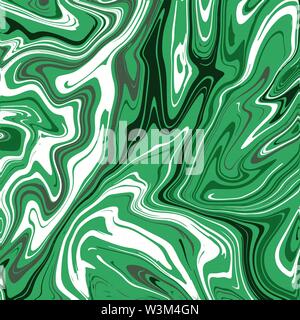 Abstract square multicolored marble texture for design. The effect of marbling. Modern drawing. Can be used for wallpapers, background, packing, poste Stock Vector