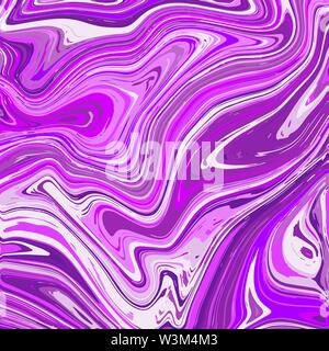 Abstract square multicolored marble texture for design. The effect of marbling. Modern drawing. Can be used for wallpapers, background, packing, poste Stock Vector