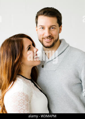 Smiling mid adult couple Stock Photo