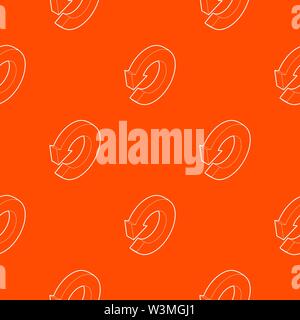 Update pattern vector orange Stock Vector