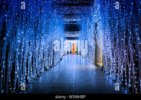 Zagreb during Christmas celebrations as part of Advent in Zagreb . Stock Photo