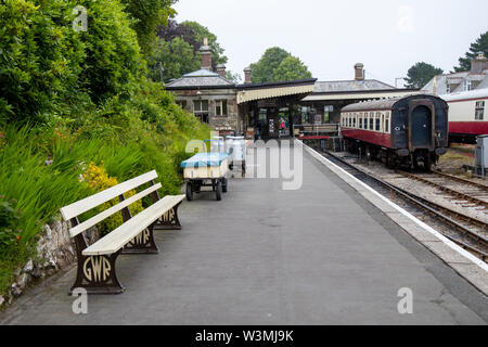 Bodmin and Wenford Railway, Cornwall, UK Stock Photo