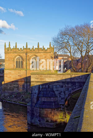 UK,South Yorkshire,Rotherham,Chapel on the Bridge Stock Photo