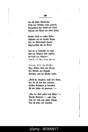 Clemens Brentano's gesammelte Schriften III 038. Stock Photo