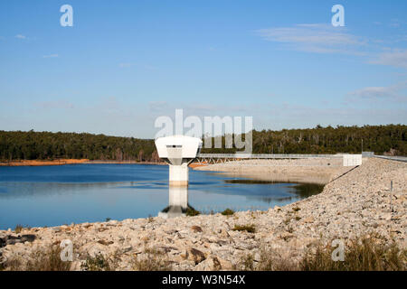 North Dandalup Dam and spillway Stock Photo