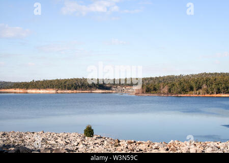 North Dandalup Dam and spillway Stock Photo