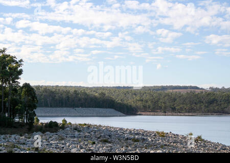 North Dandalup Dam and spillway Stock Photo